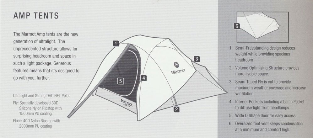 Tente Marmot Amp 2P